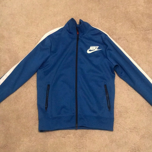 Men’s Blue Nike Track Jacket - Picture 7 of 8